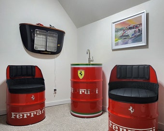 Ferrari Inspired Set of two Chairs & Sink