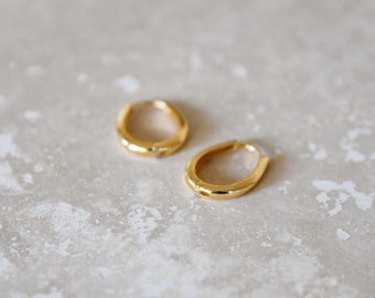 Gold Plated Earrings, Studs, Hoop Earrings, Summer, Pearl, Festive, Wedding, Modern, Gold, Minimalist, Beach