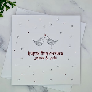 Personalised Anniversary Card - Wedding Anniversary Card Mum & Dad - Anniversary Card To You Both - SpecialCouple - Husband - Wife