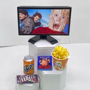 Elf Movie Night Prop Set: Miniature Doll Accessories, elf antics, red elf, Christmas elf, boy elf, girl elf, elf props