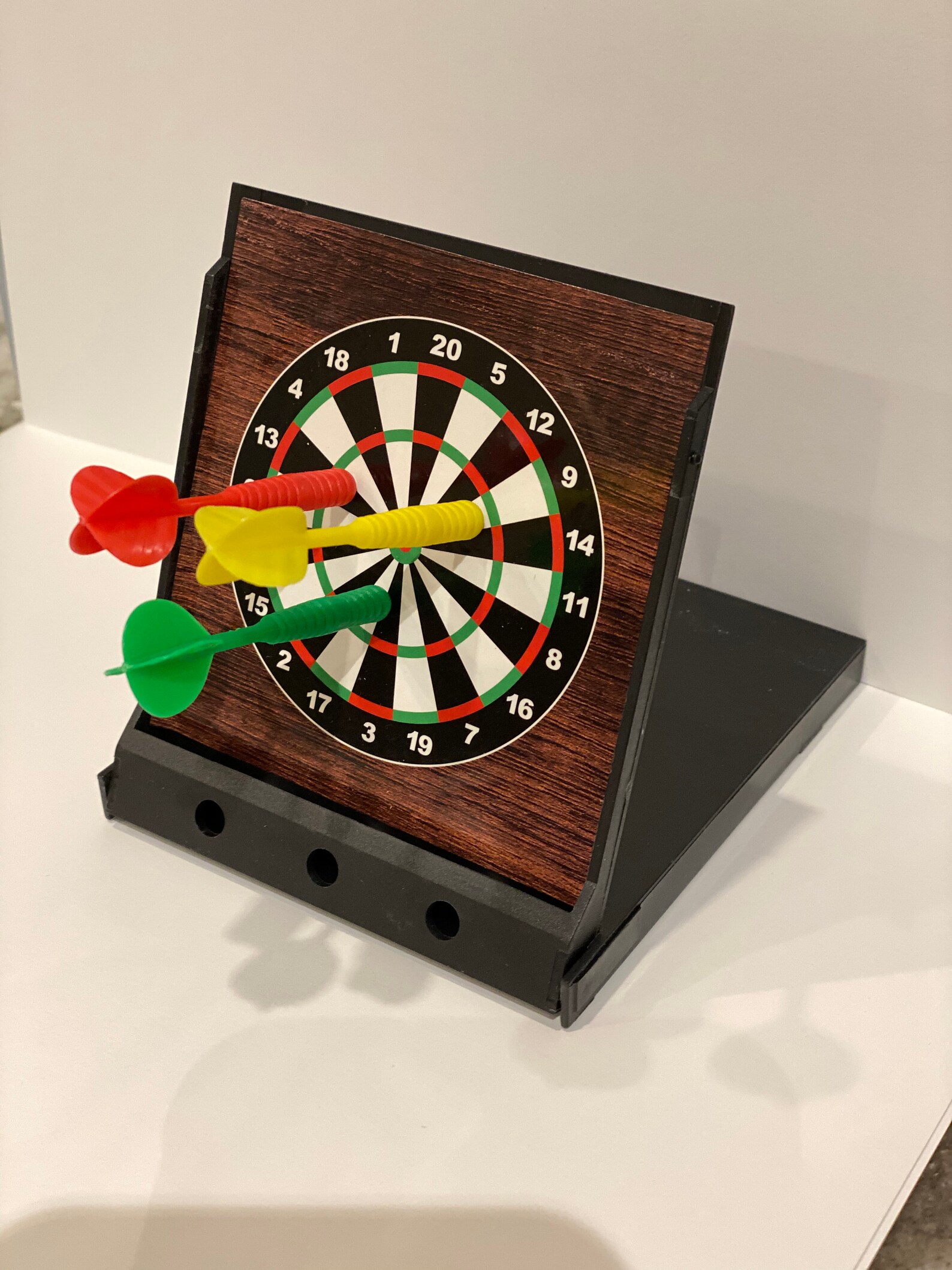 Mini dart board and darts prop for 12' doll/elf Etsy