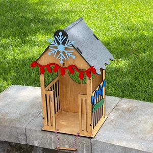 1:6 elf tree house, elf prop, elf tree house, tree house prop for elf, Christmas elf doll, 1/6 wood tree house, playscale tree house