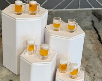 1:6 playscale miniature beer for doll, 10” thru 12” doll beer, fake doll beer, elf prop, 1/6 scale beer, 10” doll, 11” doll. 12” doll beer