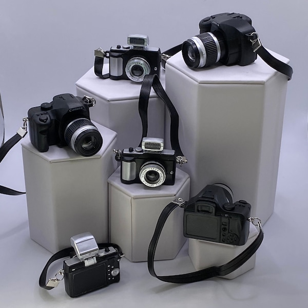 Miniature Camera Doll Prop: 1/3 Scale Elf Accessory, 18”doll, camera for doll, 18” doll, elf prop, craft