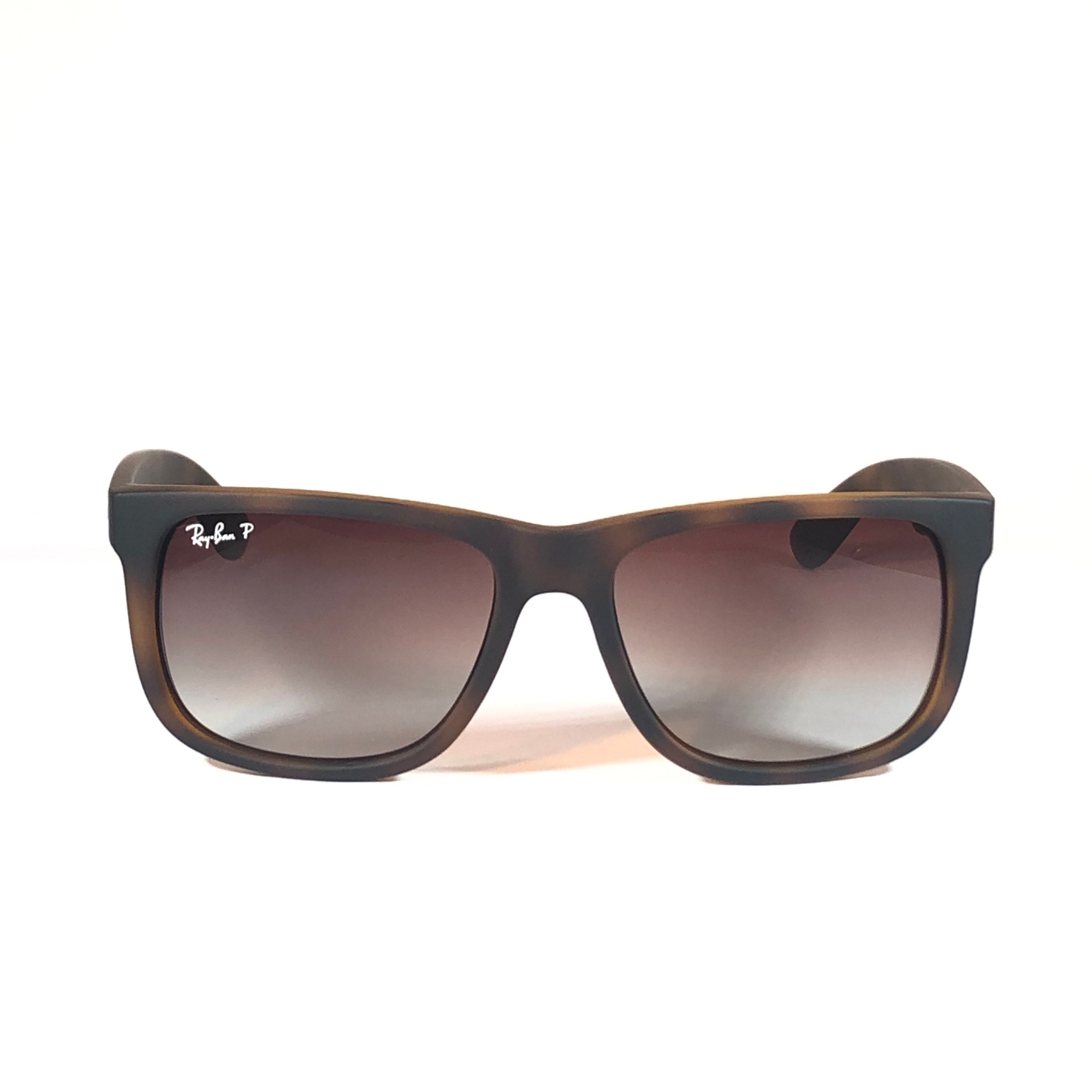 Ray Ban Justin Tortoise Shell Sunglasses Rb4165 865 T5 With Etsy