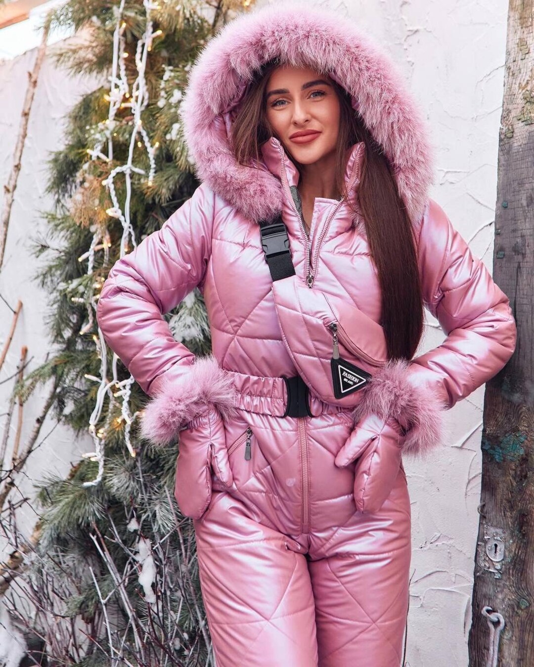 Womens Ski Jumpsuit Pink Ski Jumpsuit Women Ski Overalls - Etsy