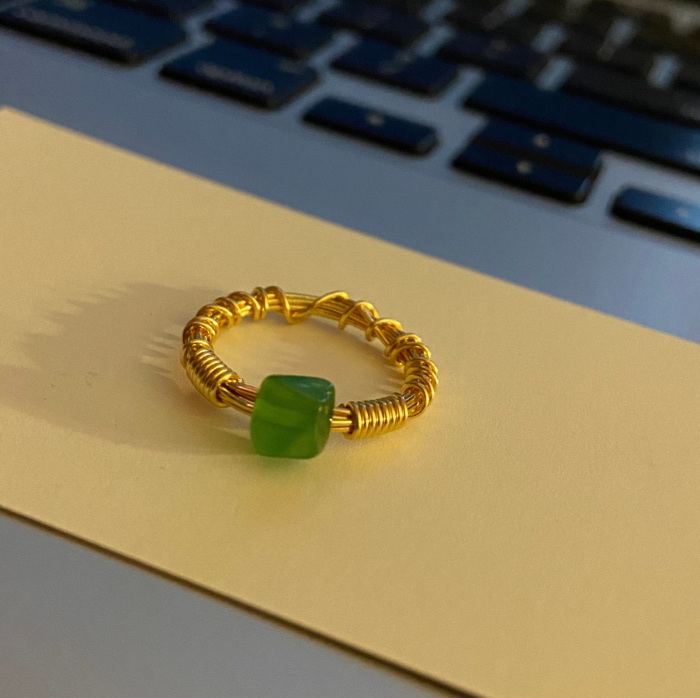 Wired Healing Crystal Rings