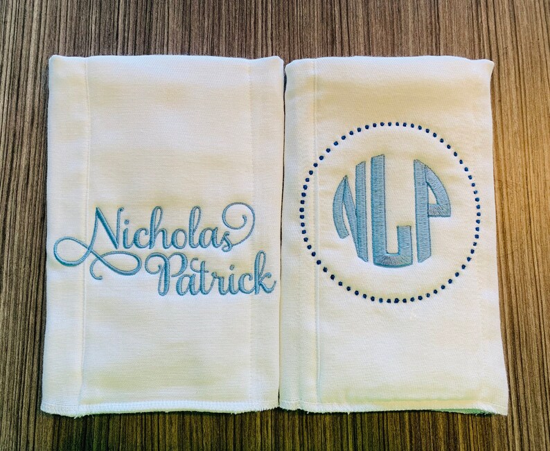 Baby Boy Burp Cloth Set