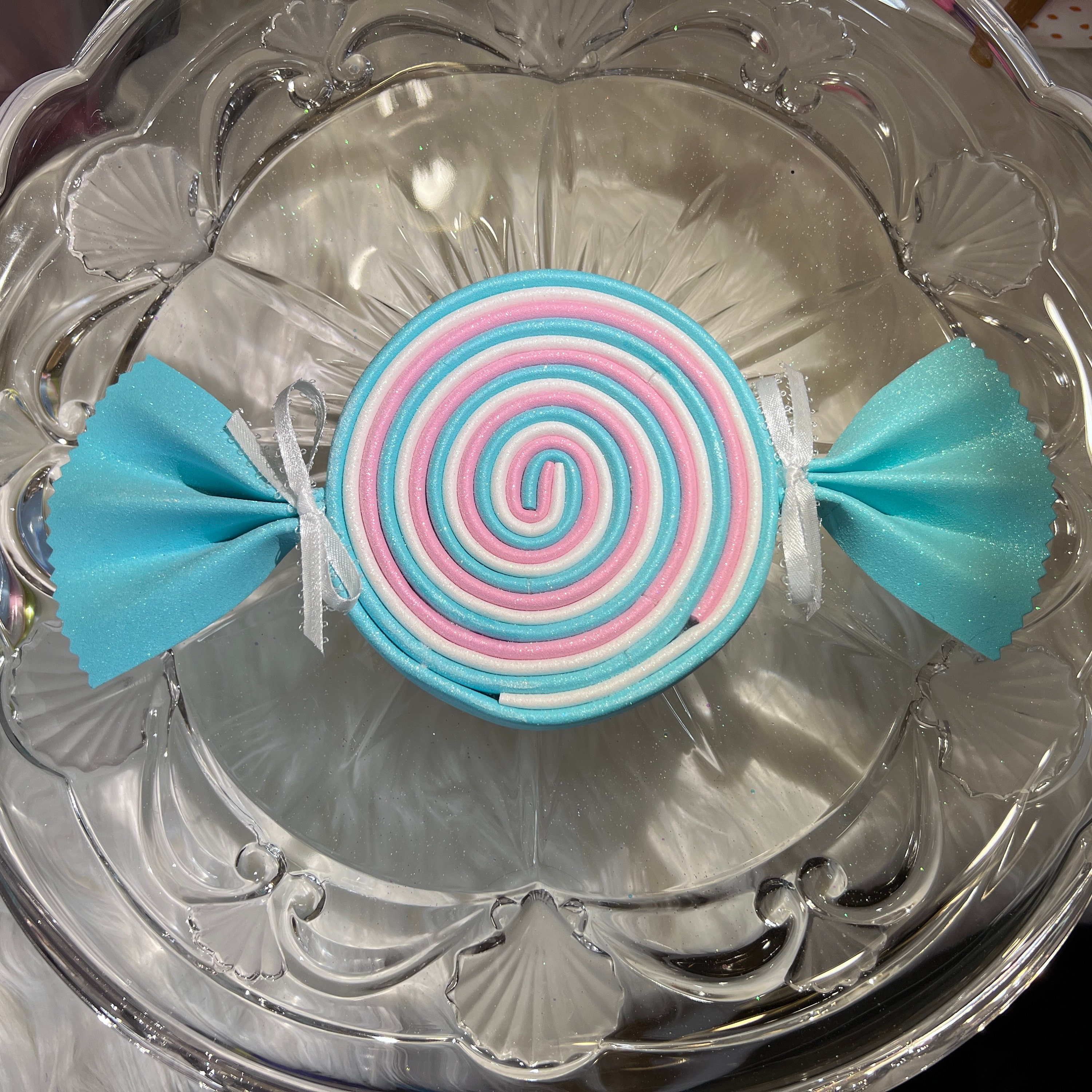 Glittered Foam Lollipop and Candy