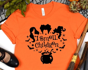 I Smell Children Shirt: Hocus Pocus Halloween Tee