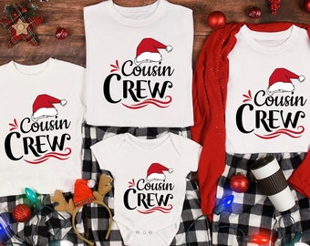 Cousin Crew kerstshirt: bijpassende T-shirts voor familievakanties