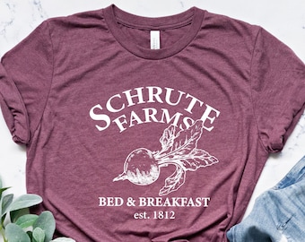 Camiseta de Schrute Farms: Divertida camiseta de la serie de televisión The Office