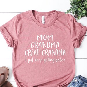 Great Grandma Shirt, Pregnancy Announcement,  Baby Announcement, Grandma Birthday, Gift For Great-Grandma, Baby Reveal To Family,Grandma Tee