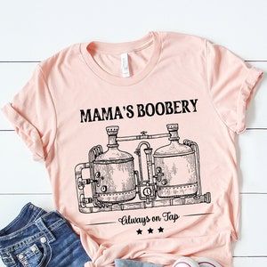 Funny Breastfeeding Shirt Mamas Boobery Shirt Breast Feeding - Etsy