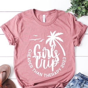 Girls Trip Cheaper Than Therapy 2024 Shirts,Girls Trip Shirts,Besties Shirt,Best Trip Forever,Best Friends Shirts,Girls Vacation,Funny Party