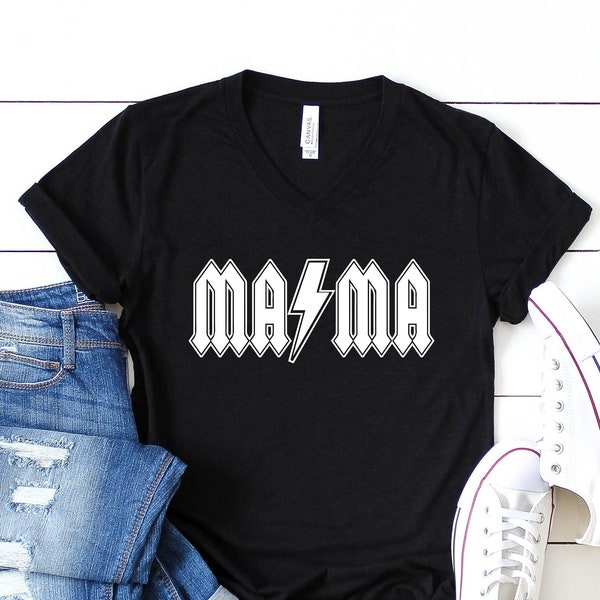 Acdc Mama Shirt - Etsy
