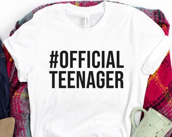 Officieel tienershirt: T-shirt voor 13e verjaardag