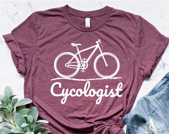 Cycologist T-Shirt: Funny Biking Gift for Cyclists