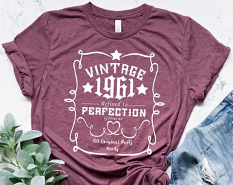 Vintage 1961 Birthday Shirt: Geschenk zum 65.Geburtstag