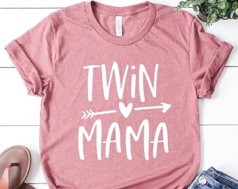 Twin Mama Shirt, Graphic Tee, Mother's Day Gift