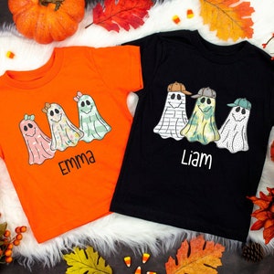 Personalized Halloween Ghost Shirt: Custom Kids Tee