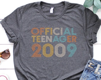 Officieel verjaardagsshirt voor tieners 2009: cadeau voor 13e verjaardag