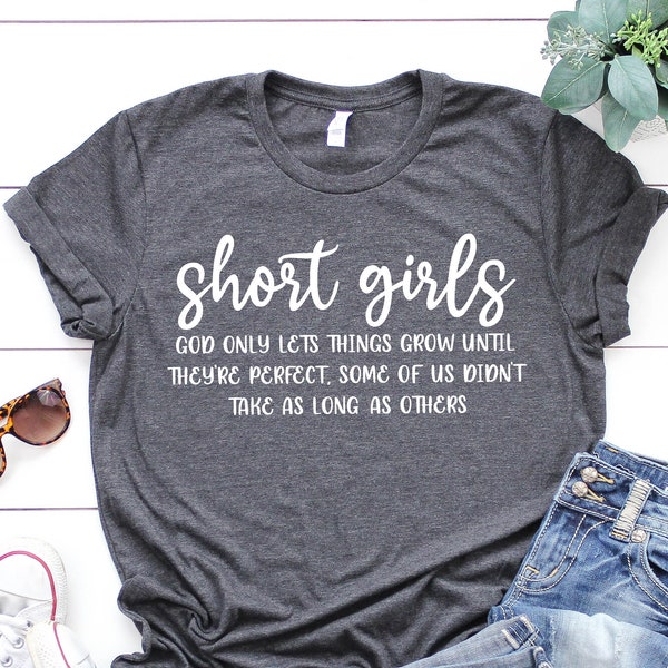 Short Girls Shirt, Funny Sayings Shirts, Teen Girl Shirts, Teenager Gifts, Short Girls Problem, Funny Shirts For Girls, Sarcastic T-Shirt