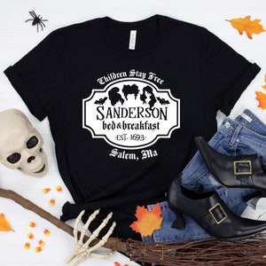 Sanderson Bed & Breakfast Tee Shirt, Halloween Movie Shirt, Witch Plus Tee, It's All Just A Bunch Of Hocu Pocu Shirt,Sanderson Sisters Shirt