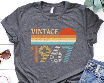 Vintage 1967 Retro Shirt: 59th Birthday Gift Tee