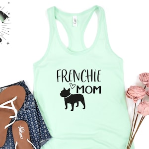 Frenchie Mama Tank Top, French Bulldog Mam Tank Top, Frenchie Dog Lover Tank Top, Bulldog Mam, Gift for Bulldog Lover,Dog Mam Tank Top Women