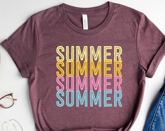 Hello Summer Shirt: Women's Vacation T-Shirt