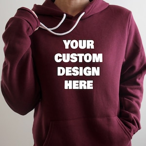 Personalized Hoodie and Custom Sweatshirts, Design Your Own Hoodie, Custom Text Hoodie,Unisex Hoodie and Sweatshirt,Logo Crewneck Sweatshirt