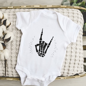 Rock and Roll Onesie®, Baby Onesie®, Baby Shower Gift, Skeleton Onesie®, Cool baby Onesie®, Boy Baby, Girl Baby, Newborn Onesie® Toddler Tee