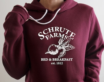 Schrute Farms Hoodie: The Office Funny Sweatshirt