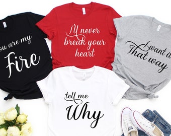 Camiseta de concierto de boy band, camiseta de mejor amiga, camisetas de grupo, boy band "as long as you love me", Everybody, Tell me Why, camiseta de concierto de mejores amigas