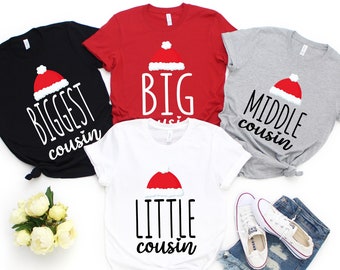 Cousin Crew Christmas Shirts: Matching Family Santa Tee