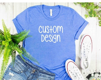 Personalized Text Design Shirt: Custom Writing T-Shirt