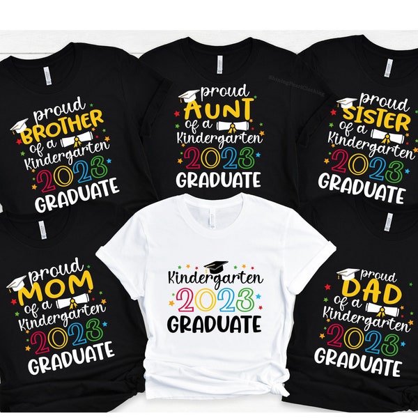 Kindergarten Graduation Shirt, 2024 Custom Kindergarten Family Shirts, Kindergarten Shirt, Family Graduation Shirts, Personalized Graduation