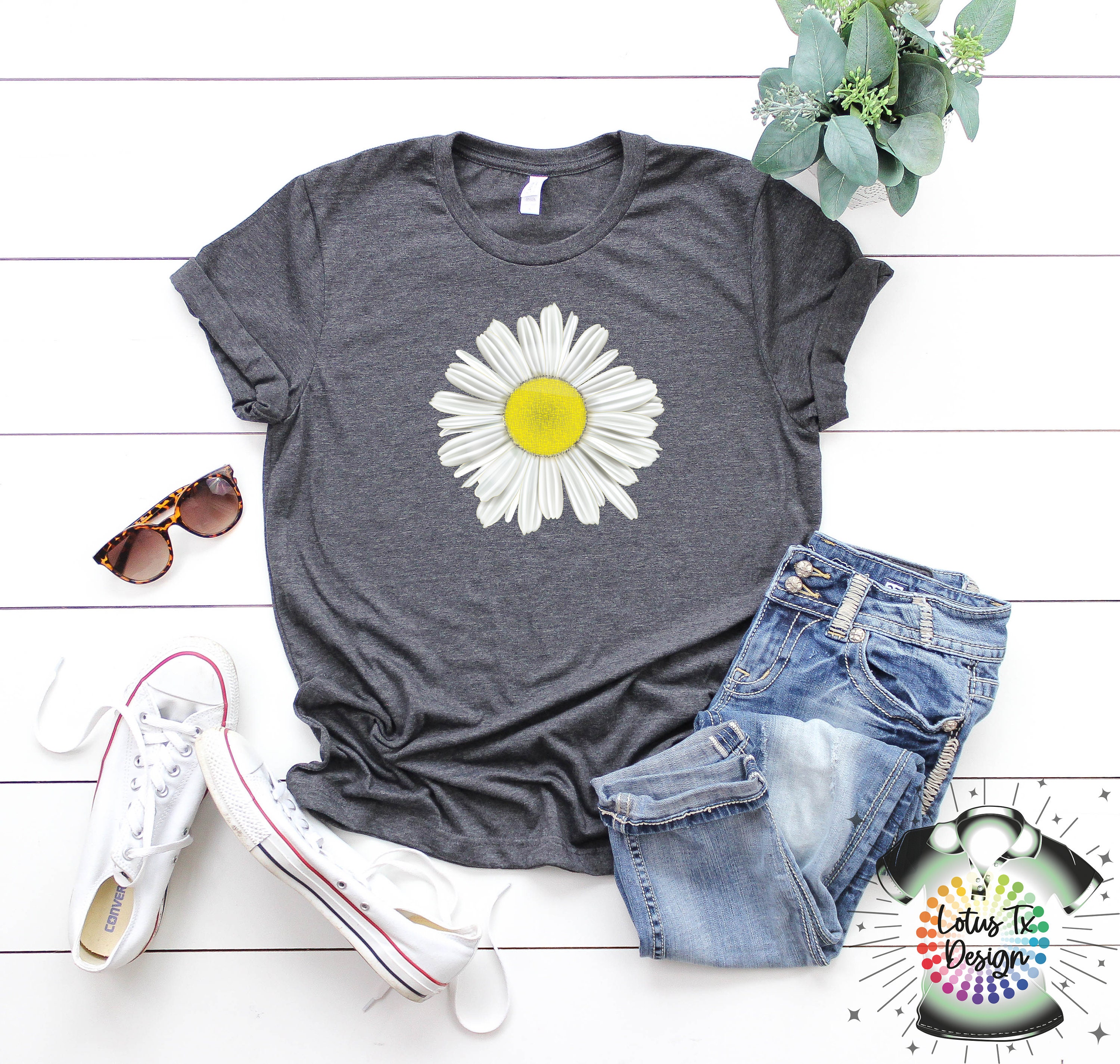 Daisy shirt Wildflower shirt boho shirt floral tshirt Etsy