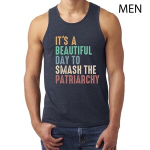 Smash The Patriarchy Tank Top: Feminist Sleeveless Shirt 画像 3