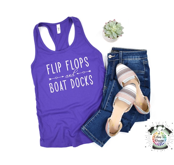 Lake Tank Top: Boating Vacation Sleeveless Shirt