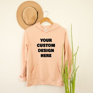 Personalized Hoodie: Design Your Own Custom Text, Unisex Crewneck zdjęcie 5