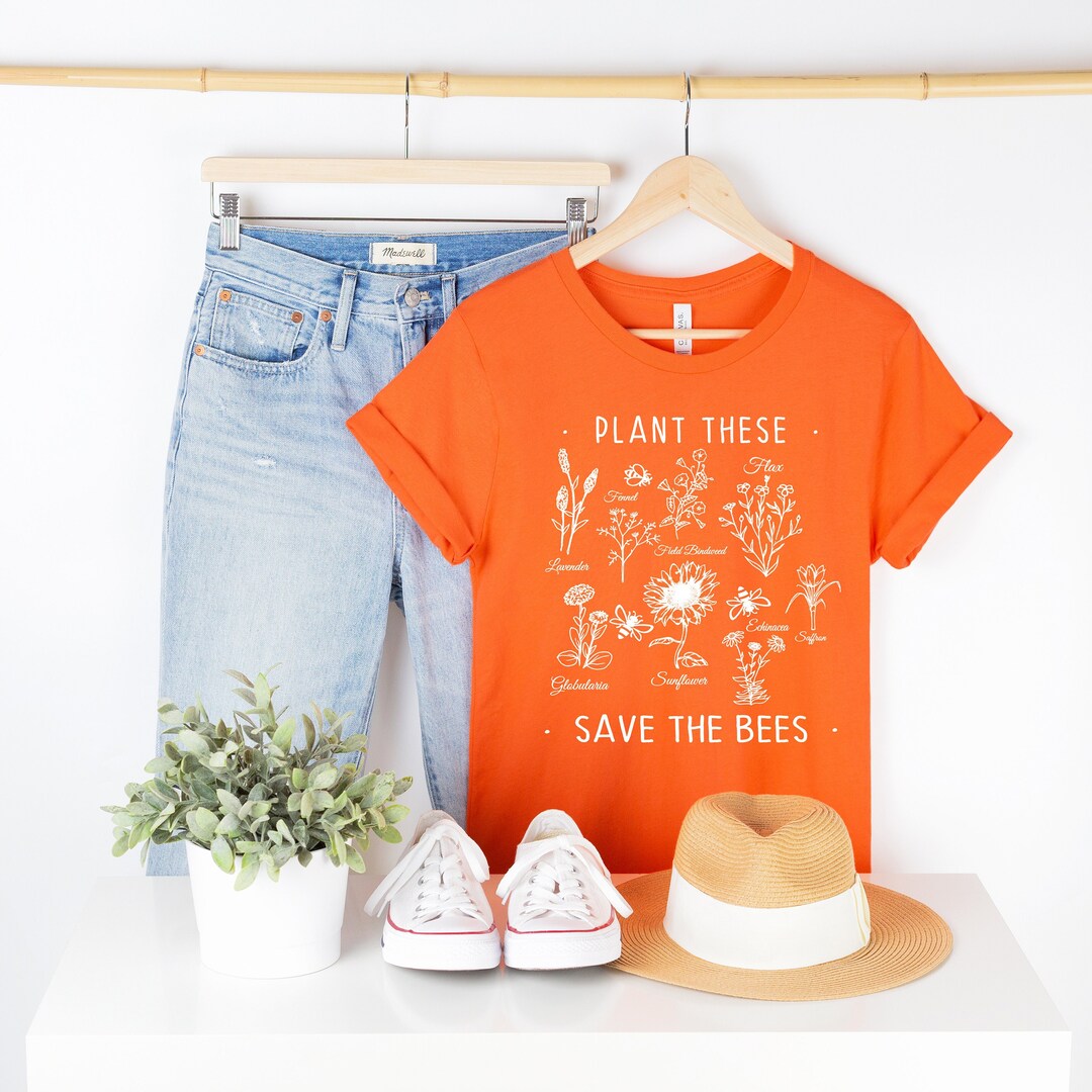 Save the Bees Shirt, Plant These Save the Bees Shirt, Beekeeper Gift ...