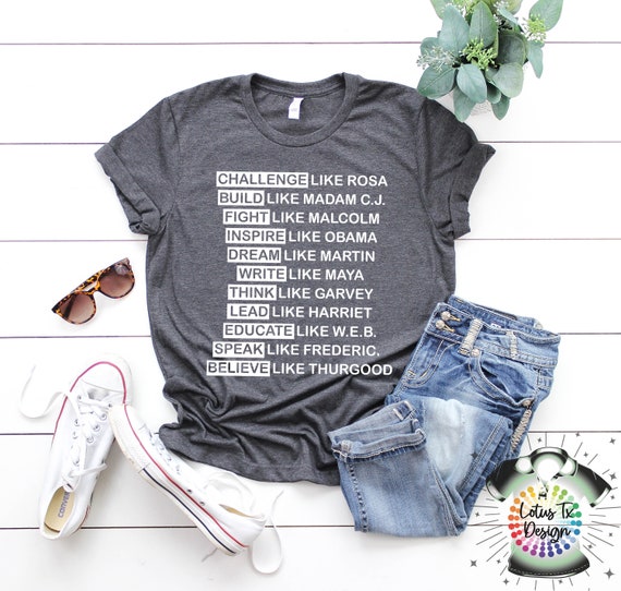 Black History Month T-Shirt, Inspire Like Obama Shirt Black History Month T-Shirt, Inspire Like Obama Shirt