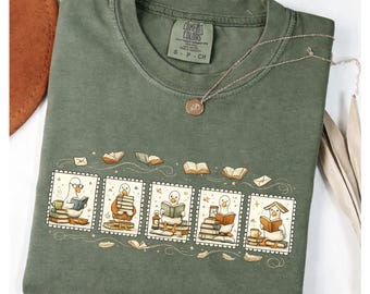 Comfort Colors® Book Lover Shirt, Bookish Reading Tee, Silly Goose Shirt, Book Club Gift, Teacher Gift