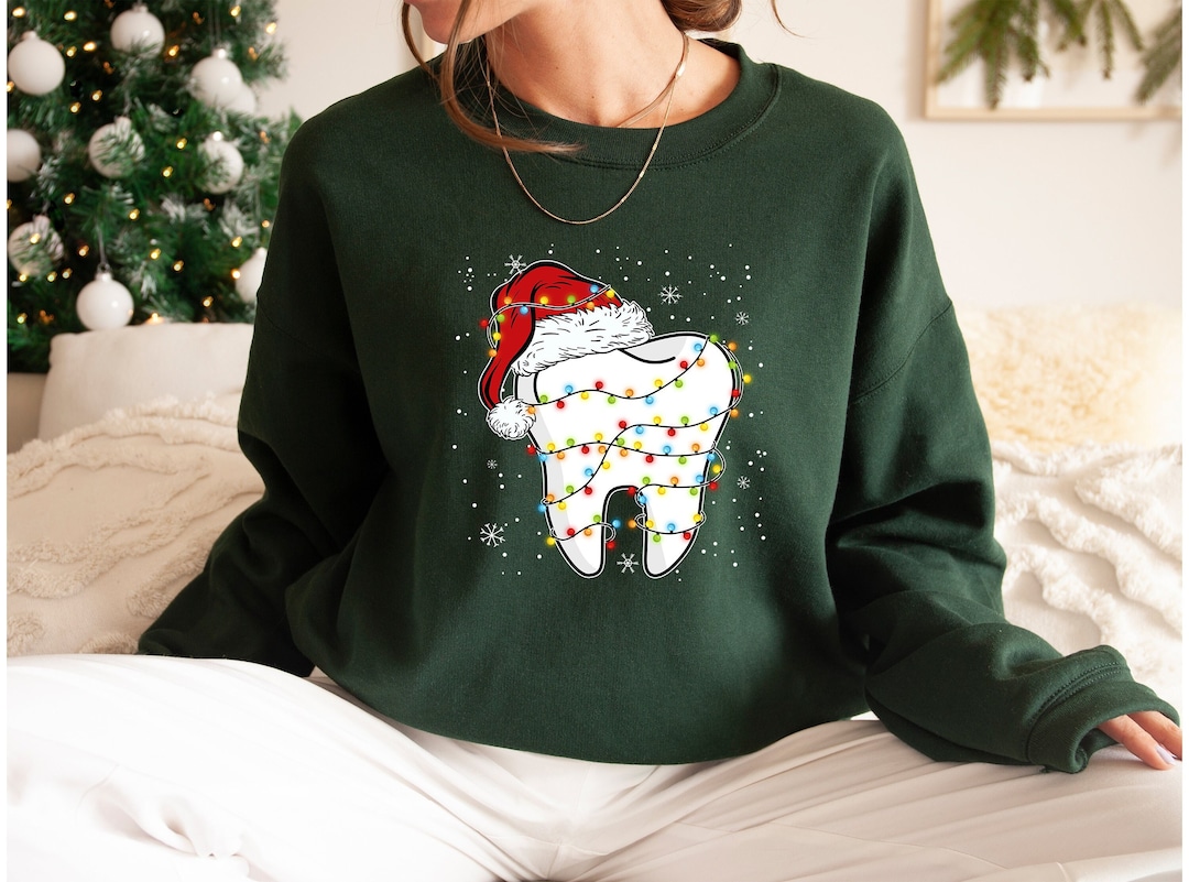 Dental Squad Sweatshirt, Kids Dentist Hoodie, Cute Christmas Sweater, Christmas Gift for Dentist