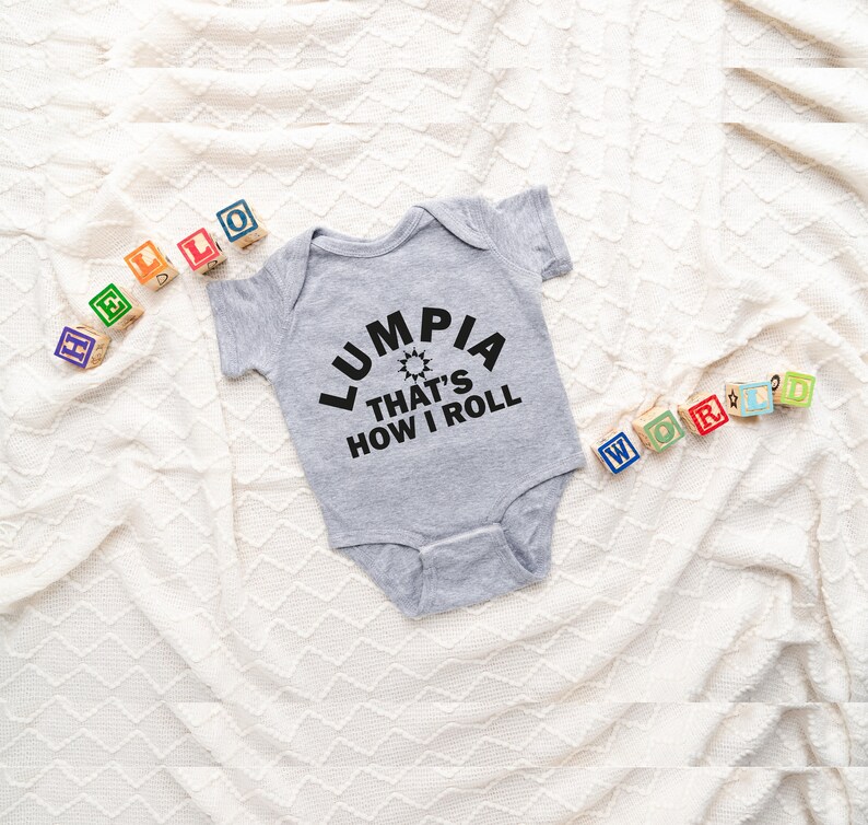 Funny Filipino Baby Clothes Philippines Spring Roll Chinese Etsy