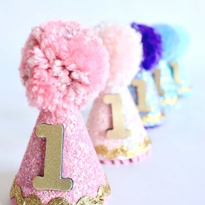 1st Birthday - Birthday Girl - Smash Cake - Birthday Hat Custom Handmade USA