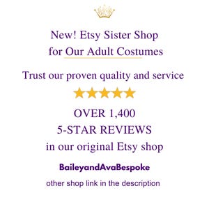 New! Etsy Sister Shop for Our Adult Costumes