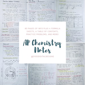 AP Chemistry Notes (80 pages)